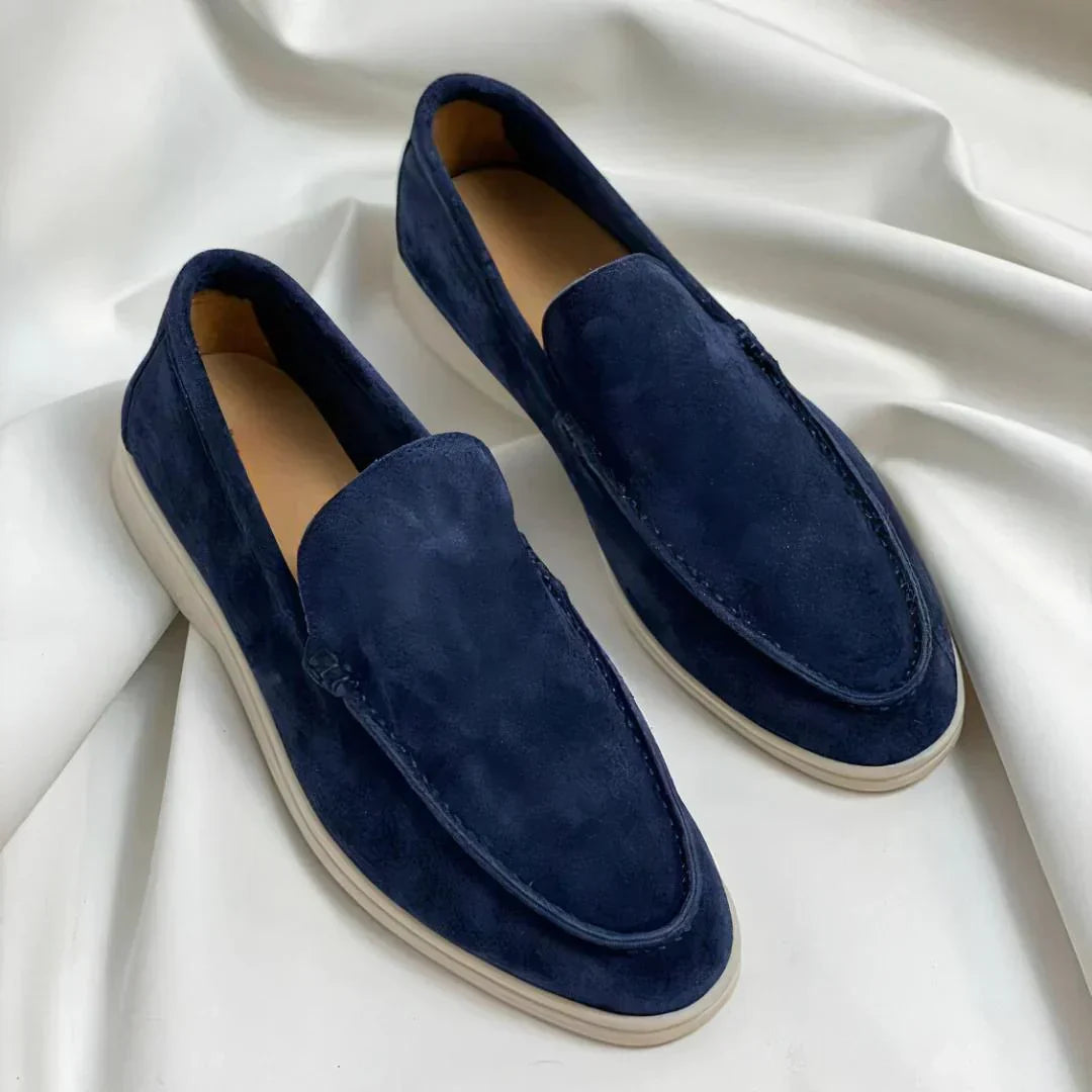 SUEDE ORTHOPEDIC LOAFERS