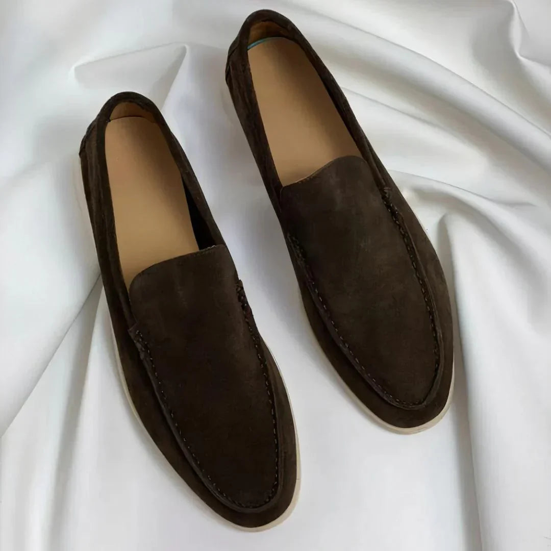 SUEDE ORTHOPEDIC LOAFERS