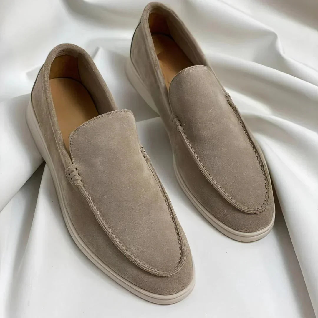 SUEDE ORTHOPEDIC LOAFERS