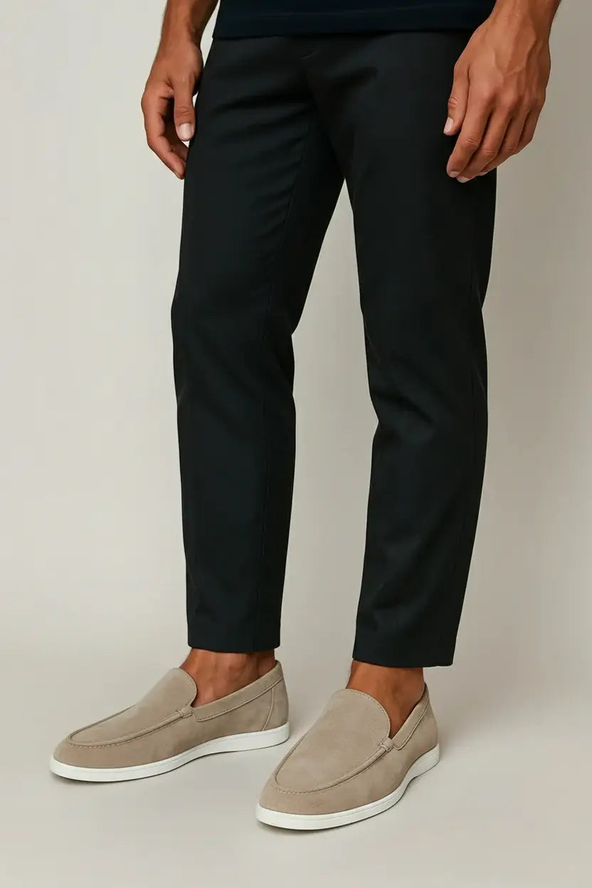 Suede Loafers